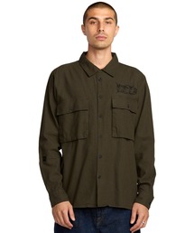 VOLCOM | VOLCOM POVJ WORKSHIRT/ボルコムワークスタイル長袖シャツ(シャツ/ブラウス)