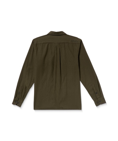 VOLCOM(ボルコム)の「VOLCOM POVJ WORKSHIRT/ボルコムワークスタイル長袖シャツ(シャツ/ブラウス・メンズ・アーミー・SMALL/MEDIUM/LARGE)」の4枚目の写真