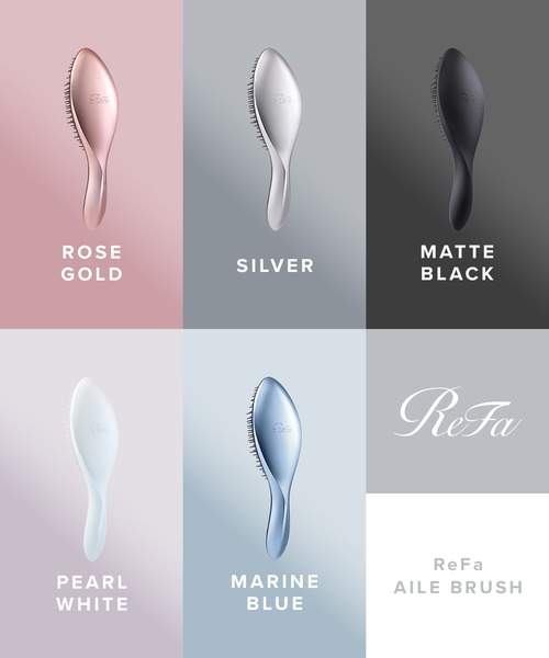 MTG（エムティージー）の「リファ エールブラシ（ヘアブラシ・レディース・マリンブルー・FREE）」の9枚目の写真