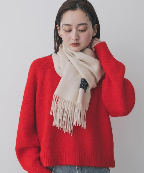 カシミヤミックスウールストール（マフラー）｜SENSE OF PLACE by