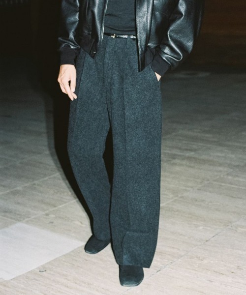 WOOL FLEECE SLACKS（スラックス）｜LIDNM（リドム）のファッション