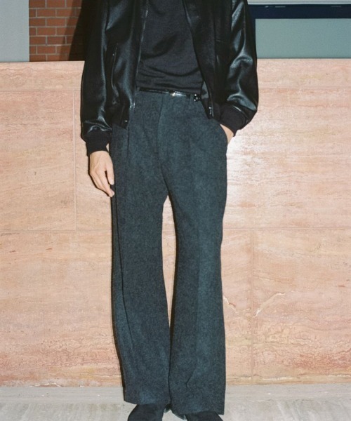 セール】WOOL FLEECE SLACKS（スラックス）｜LIDNM（リドム）の