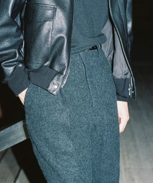 WOOL FLEECE SLACKS（スラックス）｜LIDNM（リドム）のファッション