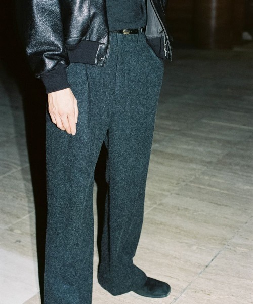 WOOL FLEECE SLACKS（スラックス）｜LIDNM（リドム）のファッション
