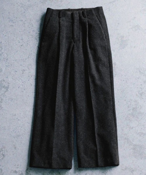 WOOL FLEECE SLACKS（スラックス）｜LIDNM（リドム）のファッション