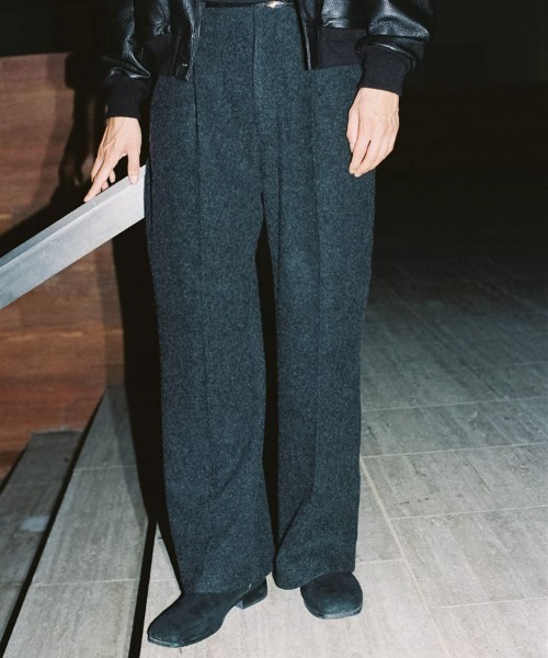 WOOL FLEECE SLACKS（スラックス）｜LIDNM（リドム）のファッション