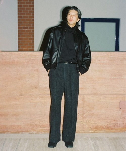 WOOL FLEECE SLACKS（スラックス）｜LIDNM（リドム）のファッション