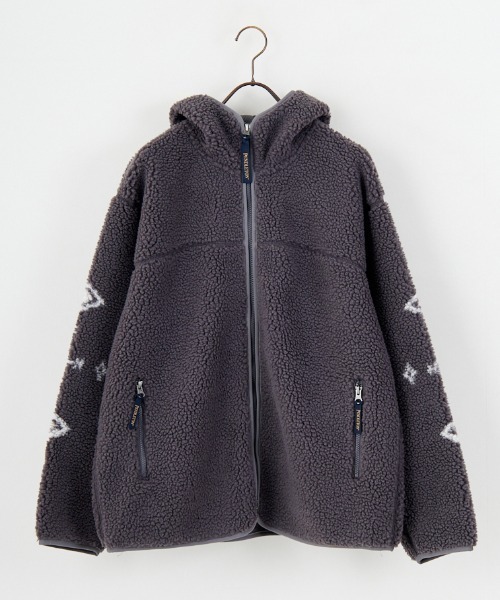PENDLETON/ペンドルトン] ネイティブ柄 ボアフリース ジップフード
