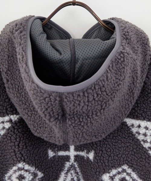 PENDLETON（ペンドルトン）の「[PENDLETON/ペンドルトン] ネイティブ柄 ボアフリース ジップフードジャケット（その他アウター・レディース・グレー/ブラック・L/M）」の10枚目の写真