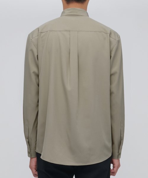 MUSINSA STANDARD（ムシンサスタンダード）の「リラックスフィットシルキーシャツ[ダスティベージュ]（シャツ/ブラウス・メンズ・その他・SMALL/MEDIUM/LARGE/X-LARGE/XX-LARGE）」の11枚目の写真