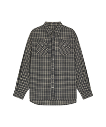 Western Vintage Check Shirts (Black)