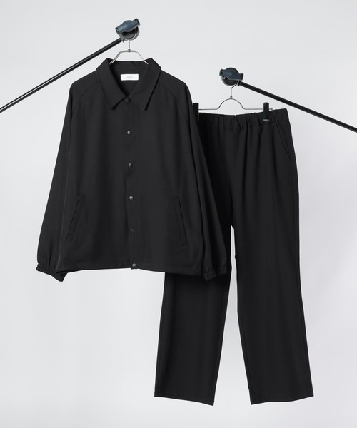 RAGEBLUE（レイジブルー）の「【SET UP】コーチジャケット/ワイドパンツ（セットアップ・メンズ・ダークグレー/ダークブラウン/ブラック・MEDIUM/LARGE）」の2枚目の写真