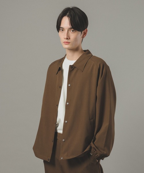 RAGEBLUE（レイジブルー）の「【SET UP】コーチジャケット/ワイドパンツ（セットアップ・メンズ・ダークグレー/ダークブラウン/ブラック・MEDIUM/LARGE）」の6枚目の写真