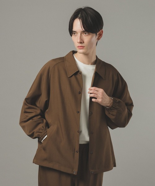 RAGEBLUE（レイジブルー）の「【SET UP】コーチジャケット/ワイドパンツ（セットアップ・メンズ・ダークグレー/ダークブラウン/ブラック・MEDIUM/LARGE）」の7枚目の写真