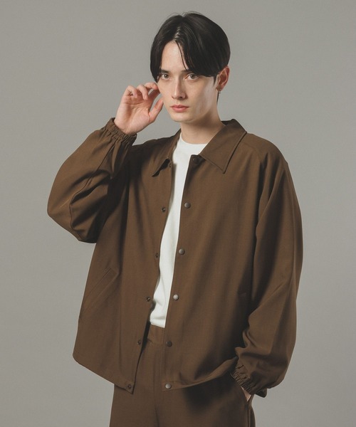 RAGEBLUE（レイジブルー）の「【SET UP】コーチジャケット/ワイドパンツ（セットアップ・メンズ・ダークグレー/ダークブラウン/ブラック・MEDIUM/LARGE）」の8枚目の写真