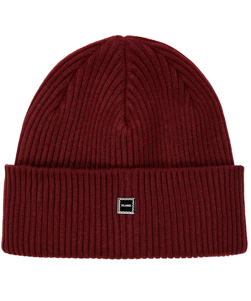 FLAREUP(フレアアップ)の「FLARE Knit Beanie - Burgundy (FL-710)(ニットキャップ/ビーニー・レディース・バーガンディー・FREE)」の1枚目の写真