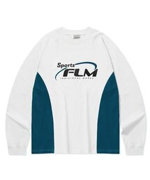 スポーツブロックロングスリーブ-ブルー