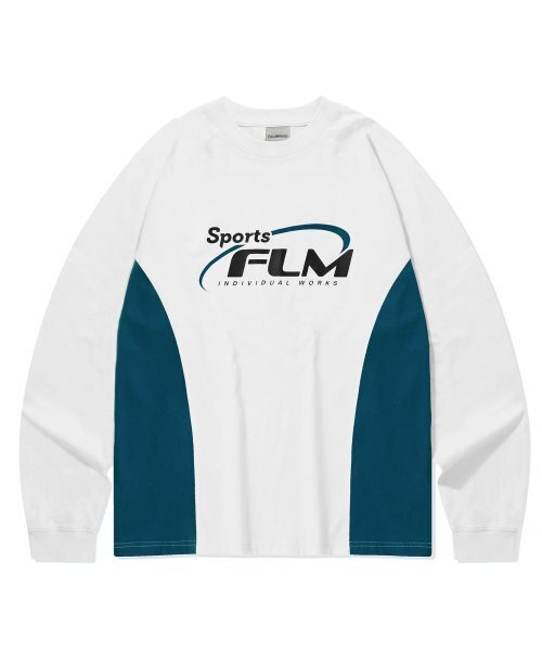 F.ILLUMINATE(フィルミネイト)の「スポーツブロックロングスリーブ-ブルー(Tシャツ/カットソー・レディース・その他・SMALL/MEDIUM/LARGE)」の1枚目の写真