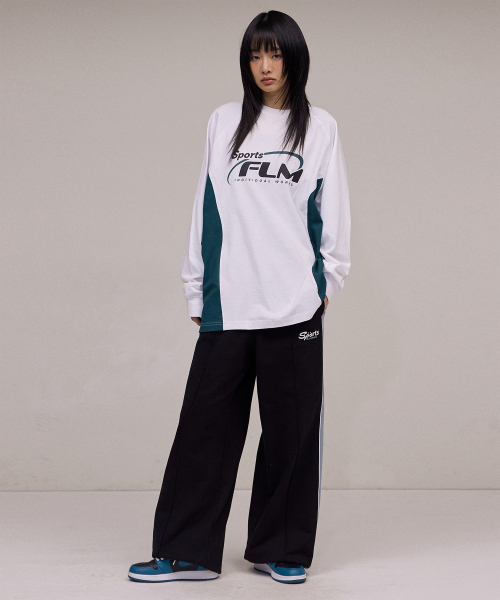 F.ILLUMINATE(フィルミネイト)の「スポーツブロックロングスリーブ-ブルー(Tシャツ/カットソー・レディース・その他・SMALL/MEDIUM/LARGE)」の3枚目の写真