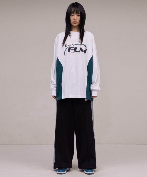F.ILLUMINATE(フィルミネイト)の「スポーツブロックロングスリーブ-ブルー(Tシャツ/カットソー・レディース・その他・SMALL/MEDIUM/LARGE)」の4枚目の写真