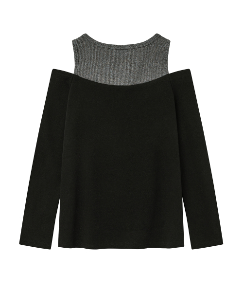 Midnight Move(ミッドナイトムーブ)の「2 eyelet t (black)(Tシャツ/カットソー・レディース・その他・FREE)」の4枚目の写真