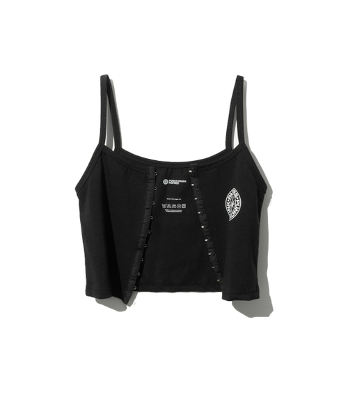PUNCH DRUNK PARTIES(パンチドランクパーティーズ)の「Own Logo Tank Top (BLACK)(Tシャツ/カットソー・レディース・その他・ONE SIZE)」の4枚目の写真