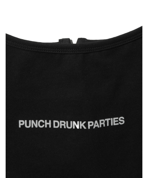 PUNCH DRUNK PARTIES(パンチドランクパーティーズ)の「Own Logo Tank Top (BLACK)(Tシャツ/カットソー・レディース・その他・ONE SIZE)」の8枚目の写真