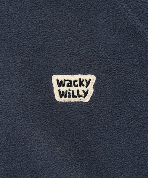 Wacky WiLLy(ワッキーウィリー)の「フリースフードハーフジップネイビー(パーカー・レディース・その他・SMALL/MEDIUM/LARGE/X-LARGE)」の5枚目の写真