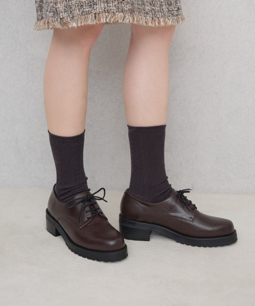 Launa lea(ラウナレア)の「レースアップシューズ(SP036)(その他シューズ・レディース・ブラック/ダークブラウン・22.0cm/22.5cm/23.0cm/23.5cm/24.0cm/24.5cm/25.0cm)」の10枚目の写真