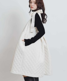 PICCIN（ピッチン）の「キルティングリボンミニワンピース（ワンピース）」