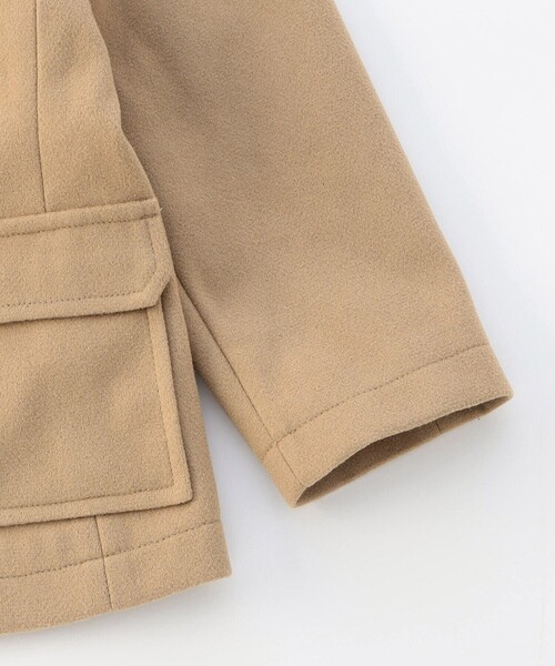 COMME CA ISM（コムサイズム）の「ウールライク Pコート(150・160cm)（ピーコート・キッズ・ネイビー/キャメル・150cm/160cm）」の5枚目の写真