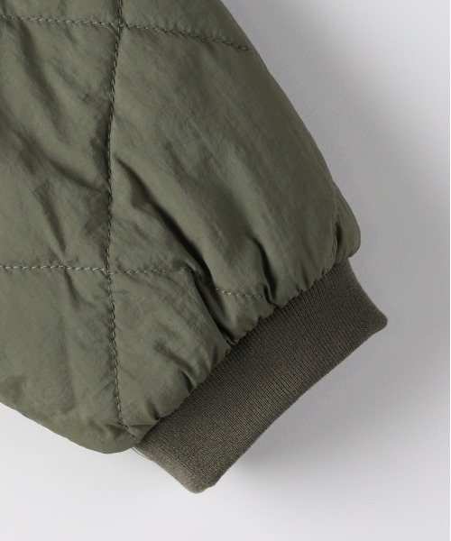 Right-on（ライトオン）の「【HONEYSUCKLE ROSE】中綿キルティングジャケット (軽量 / 保温性 / リラックススタイリング)（ミリタリージャケット・レディース・オフホワイト/ブラック/オリーブ・M/L）」の18枚目の写真