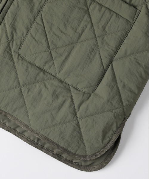 Right-on（ライトオン）の「【HONEYSUCKLE ROSE】中綿キルティングジャケット (軽量 / 保温性 / リラックススタイリング)（ミリタリージャケット・レディース・オフホワイト/ブラック/オリーブ・M/L）」の20枚目の写真