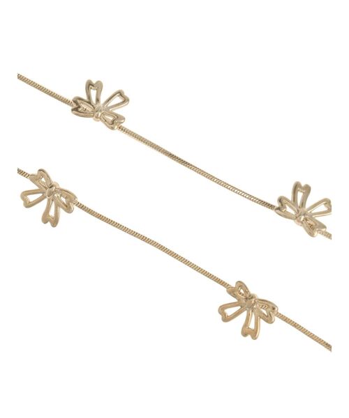 EMODA（エモダ）の「RIBBON CHAIN NC（ネックレス・レディース・シルバー/ゴールド・FREE）」の8枚目の写真