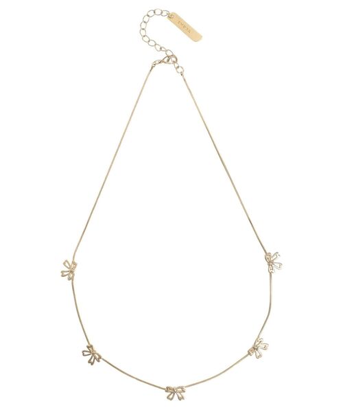 EMODA（エモダ）の「RIBBON CHAIN NC（ネックレス・レディース・シルバー/ゴールド・FREE）」の12枚目の写真