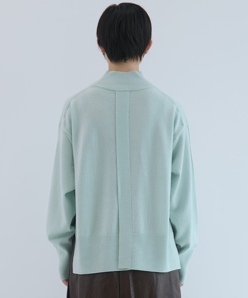 STUDIOUS（ステュディオス）の「【STUDIOUS/ステュディオス】Merino Wool Turtle Neck Knit/メリノウールタートルネックニット（ニット/セーター・レディース・ダークブラウン/レッド/ミント・FREE）」の22枚目の写真