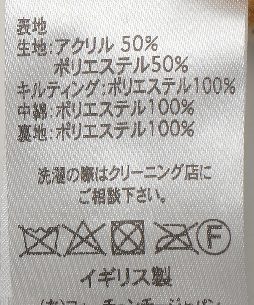 SHIPS any（シップス エニィ）の「FARFIELD ORIGINAL: フリース コンビ キルティングコート（その他アウター・メンズ・キャメル/ブラック・MEDIUM/LARGE）」の12枚目の写真