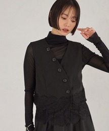 LACE EDGE VEST