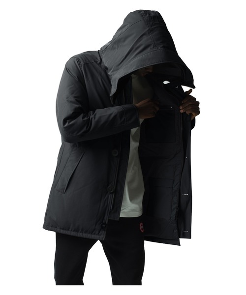 CANADA GOOSE（カナダグース）の「JASPER PARKA（ダウンジャケット/コート・メンズ・ブラック・MEDIUM/LARGE/X-LARGE）」の6枚目の写真