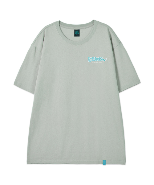 ASTRAL PROJECTION（アストラルプロジェクション）の「[ビ ニュー]コットンルーズフィット半袖Tシャツ_ダスティミント（Tシャツ/カットソー・メンズ・その他・LARGE/MEDIUM/X-LARGE/XX-LARGE）」の2枚目の写真