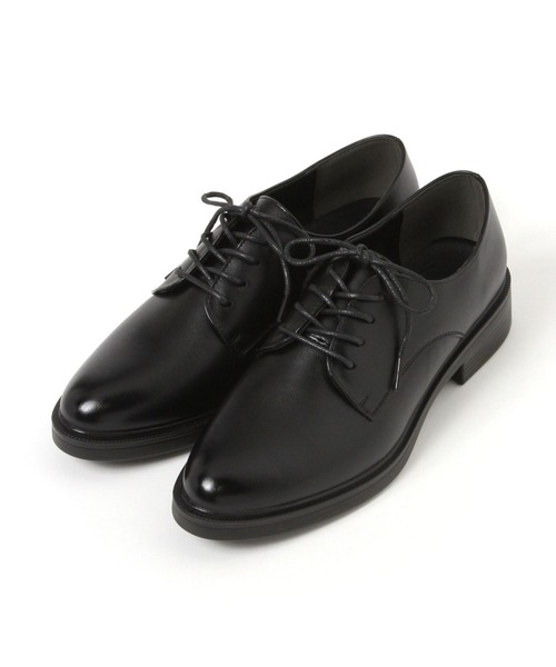 GLOBAL WORK(グローバルワーク)の「らくっション晴雨兼用マニッシュシューズ/603224(その他シューズ・レディース・ブラック系その他2/ブラック/ブラック系その他/ブラック系1・LARGE/MEDIUM)」の1枚目の写真