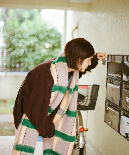 PAMM(パム)の「PAMMのフリースジャケット(その他アウター・レディース・ダークブラウン系/ミント・F)」の12枚目の写真