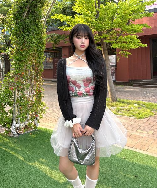 ZEROPLANET（ゼロプラネット）の「グラフィックリボンスリーブレストップ [ピンク]（Tシャツ/カットソー・レディース・その他・FREE）」の17枚目の写真