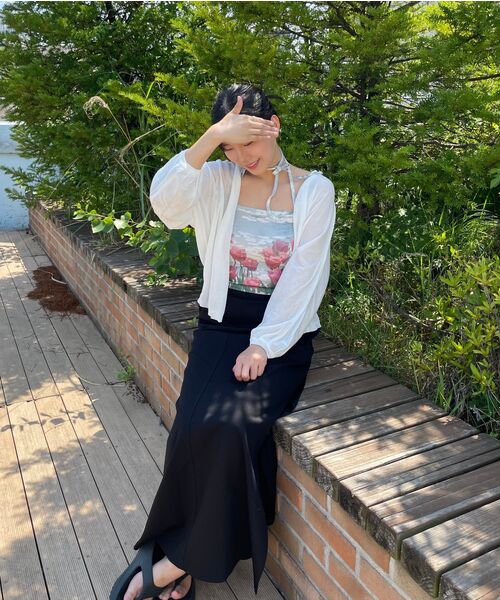 ZEROPLANET（ゼロプラネット）の「グラフィックリボンスリーブレストップ [ピンク]（Tシャツ/カットソー・レディース・その他・FREE）」の13枚目の写真