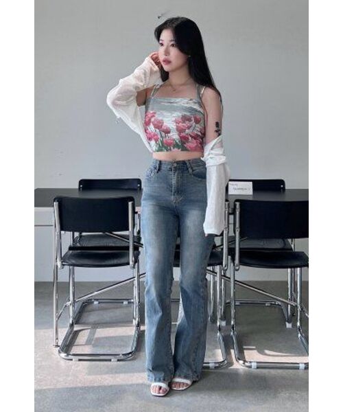ZEROPLANET（ゼロプラネット）の「グラフィックリボンスリーブレストップ [ピンク]（Tシャツ/カットソー・レディース・その他・FREE）」の3枚目の写真