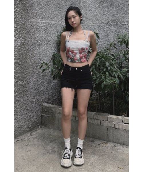 ZEROPLANET（ゼロプラネット）の「グラフィックリボンスリーブレストップ [ピンク]（Tシャツ/カットソー・レディース・その他・FREE）」の2枚目の写真