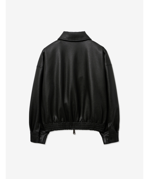LADY VOLUME(レディーボリューム)の「9172 NATURAL WASHED LEATHER JACKET_BLACK(ライダースジャケット・レディース・その他・FREE)」の3枚目の写真