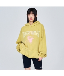 ザ・シークレットハピネス ピグメント フードパーカー ディープイエロー
