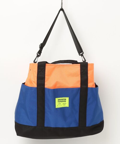 FAT(エフエイティー)の「Pb.Gp.Sb. "TETRA"(トートバッグ・メンズ・ブルー・ONE SIZE)」の3枚目の写真