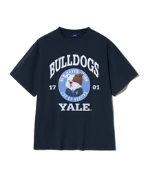 ブルドッグスバウワウ 半袖Tシャツ ネイビー